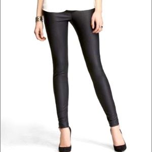 Express faux leather leggings